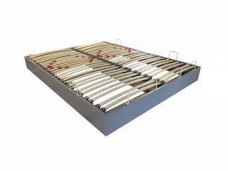 sommiers jumeaux fixe bois laqué