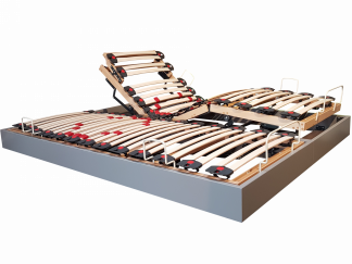 sommiers jumeaux relaxation motorisée laqué literie westelynck