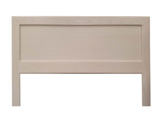 tête droite bois plein teinte blanche