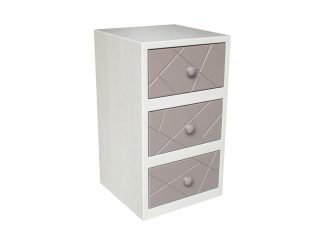 chevet cérusé 3 tiroirs laqué mouluré literie westelynck