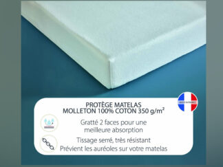 protège matelas molleton 350gr