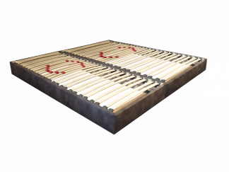 sommiers jumeaux fixe parementé tissu