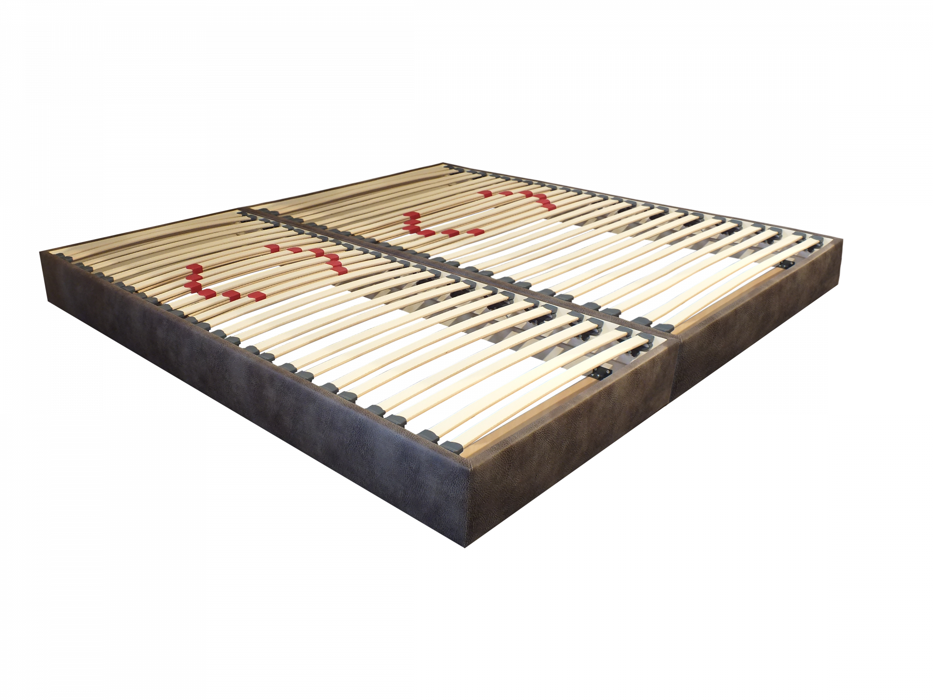 sommiers jumeaux fixe parementé tissu