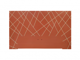 tête laque marron Landes et moulures RAL 1015_literie westelynck